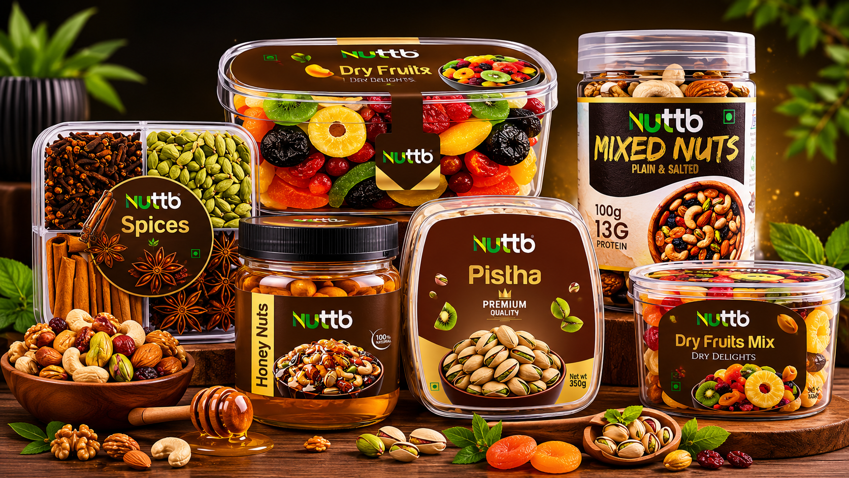 Why Nuttb? Premium Healthy Snacks India | Honey Nuts, Dry Fruits & Family Nutrition