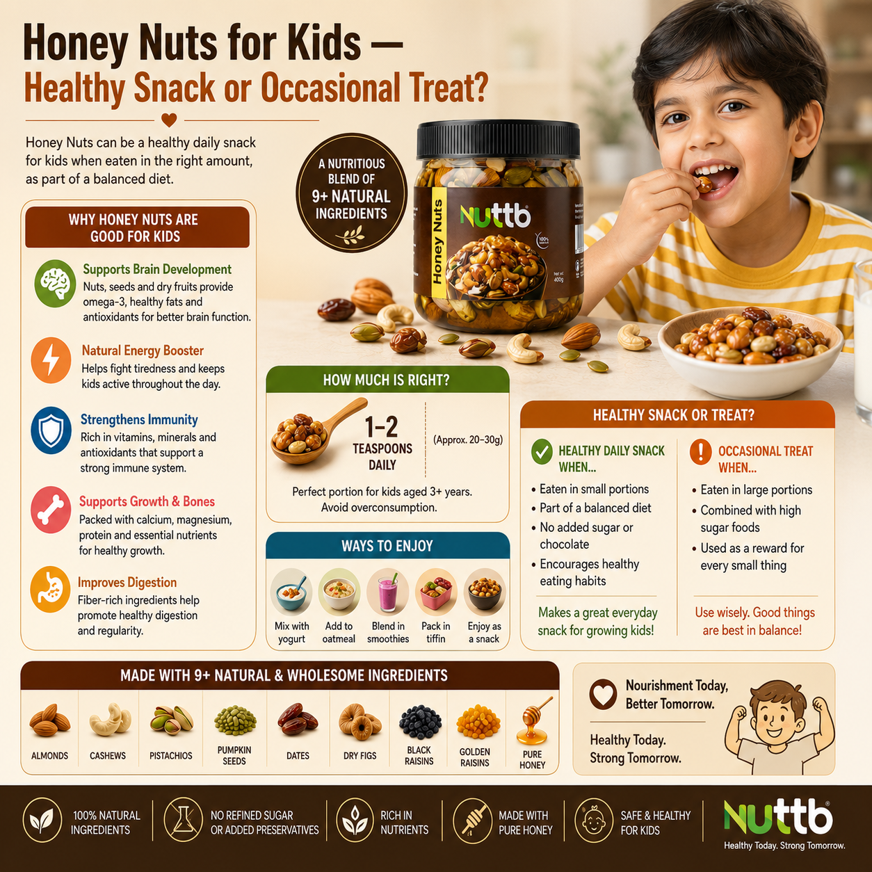 Honey Nuts for Kids — Healthy Snack or Occasional Treat?