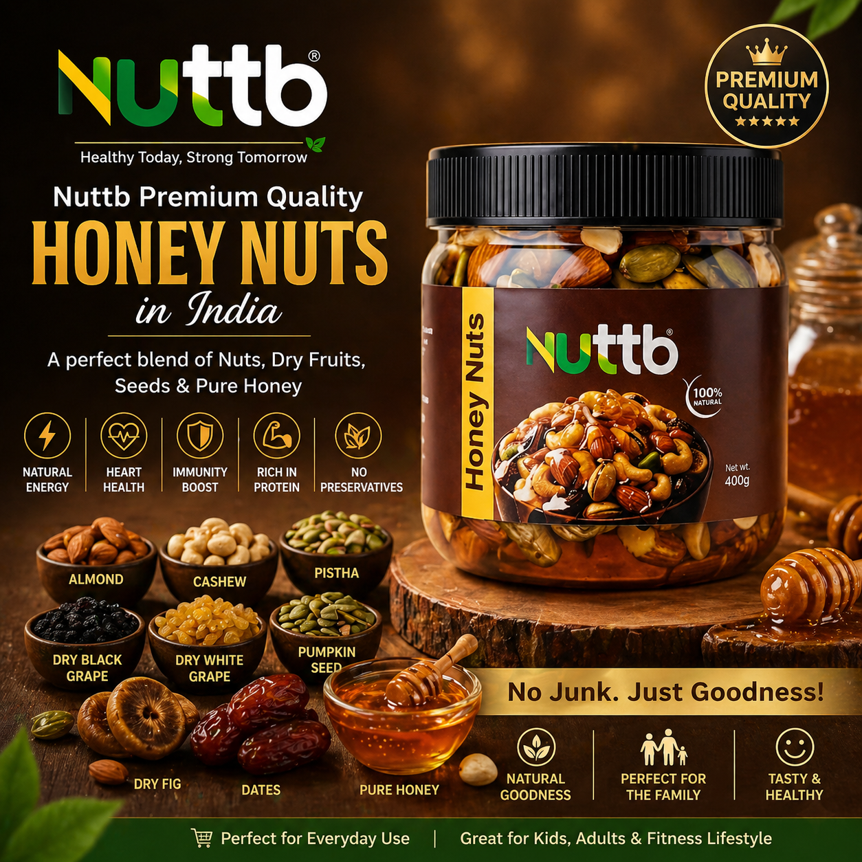 Best Honey Nuts : Nuttb