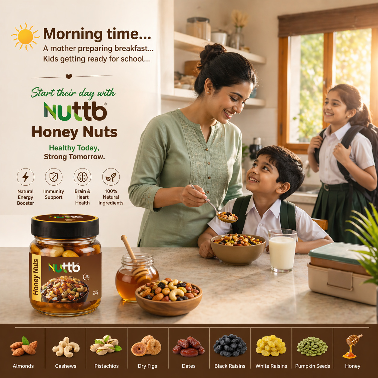 Best Honey Nuts in India | Nuttb Healthy Snack