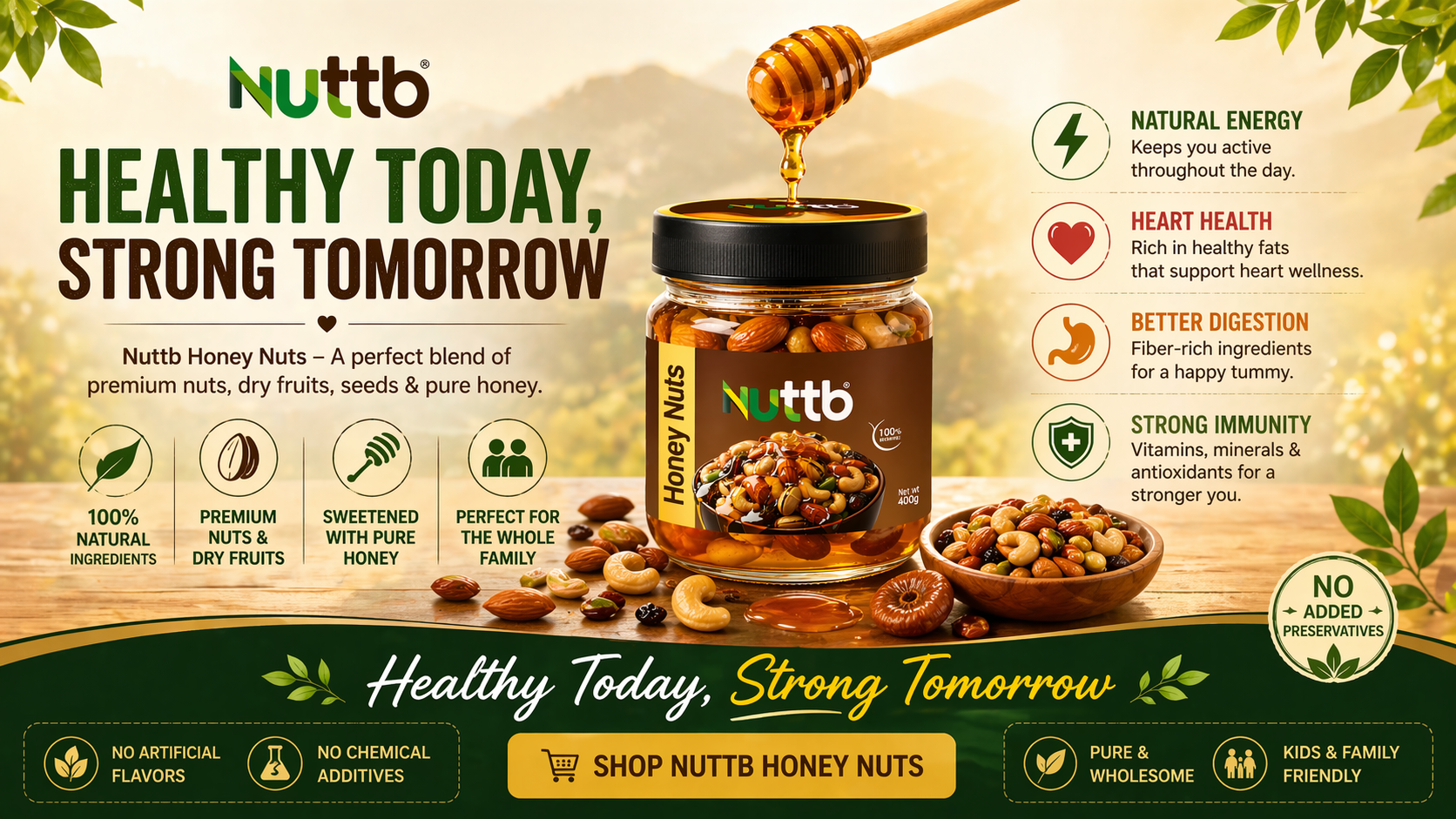 Best Honey Nuts in India – Nuttb Honey Nuts for Daily Energy & Family Wellness