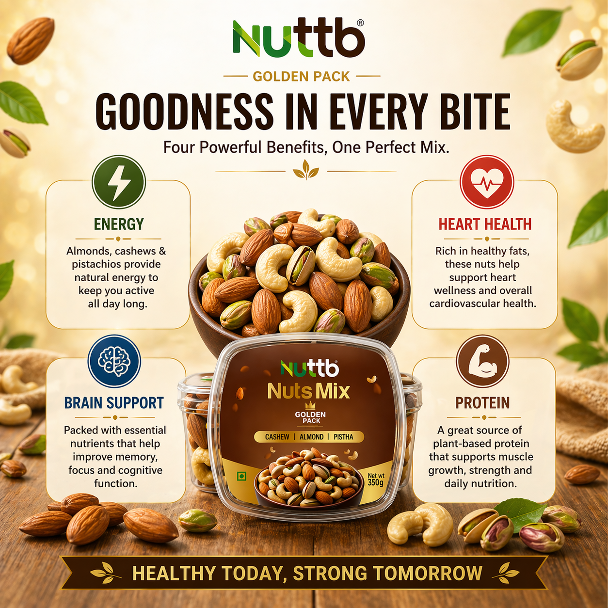 Nuttb Golden Pack 350 g