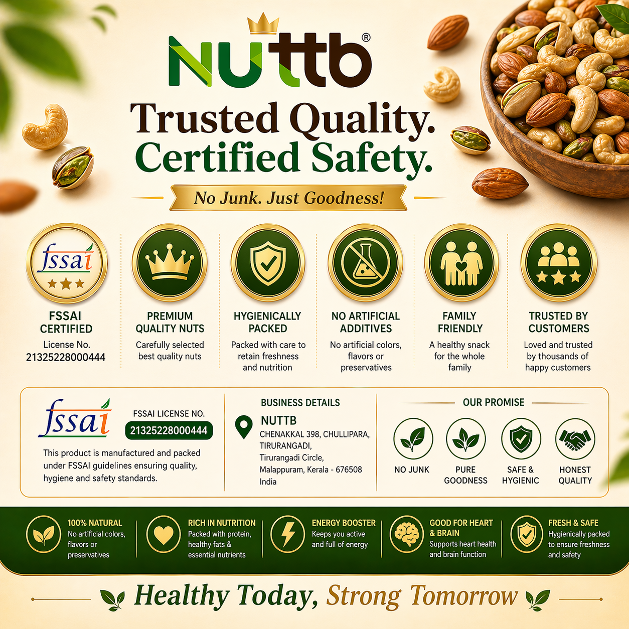 Nuttb Golden Pack 350 g