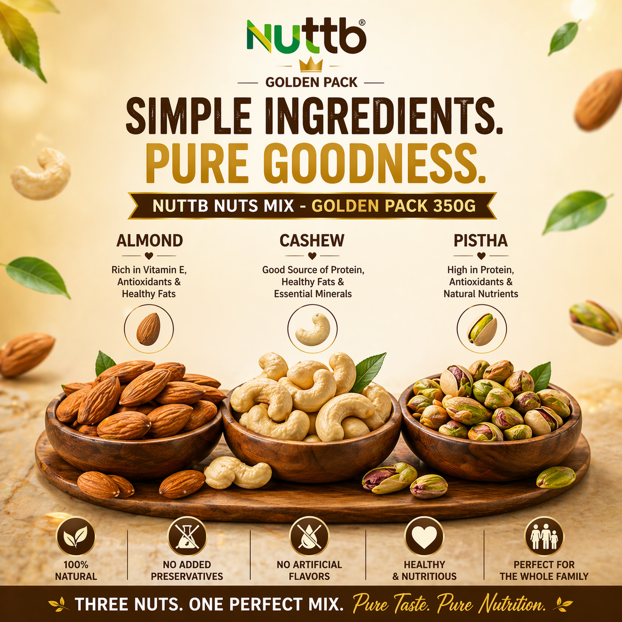 Nuttb Golden Pack 350 g