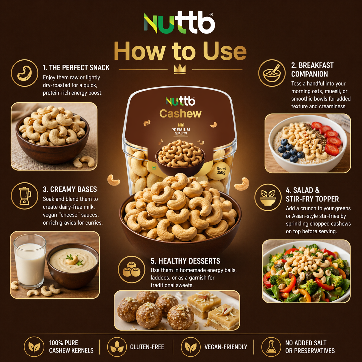 Nuttb Cashew 350 g