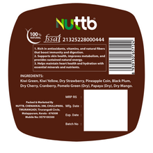 Nuttb Premium Dry Fruits Mix – Kiwi, Strawberry, Cherry, Papaya, Cranberry & Pineapple | Healthy Natural Fruit Blend 350g