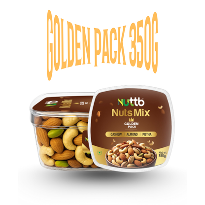Nuttb Combo Pack – Premium Honey Nuts (400 g) & Golden Dry Nuts Mix (350 g) | Healthy Snack | Natural Protein & Energy Boost